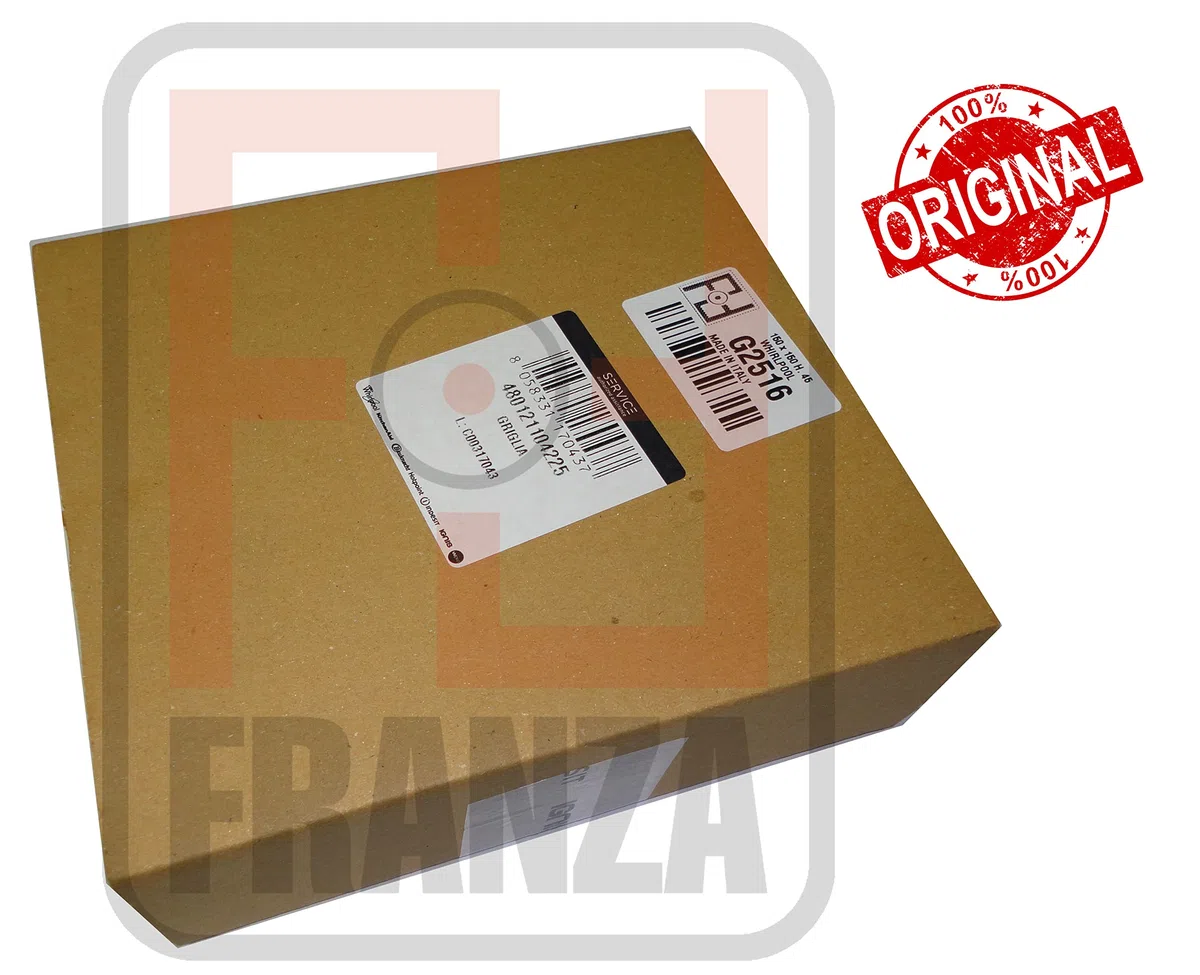 Franza Griglia in ghisa ORIGINALE per Whirlpool Ignis 1 fuoco 150 x 150 mm. 480121104225 C00317043 G2516 - Prodotto originale