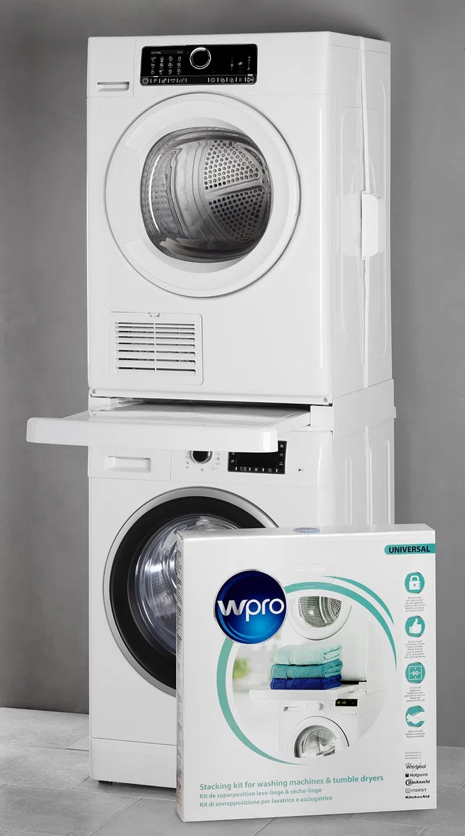 Wpro SKS101 Kit di accatastamento per lavatrici e asciugatrici