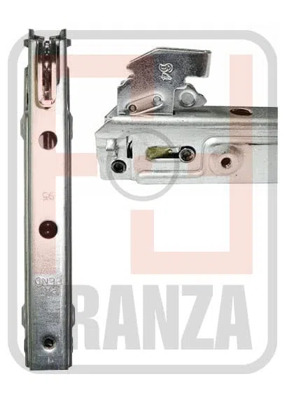 Nardi Glem Gas - Kit 2 cerniere lunghe 155 x 21 mm. per porta forno con doppio vetro 031199009933R - KCF3696