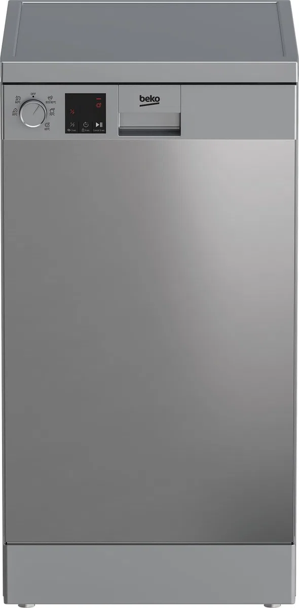 Lave-vaisselle BEKO DVS05024X Acier inoxydable (45 cm)