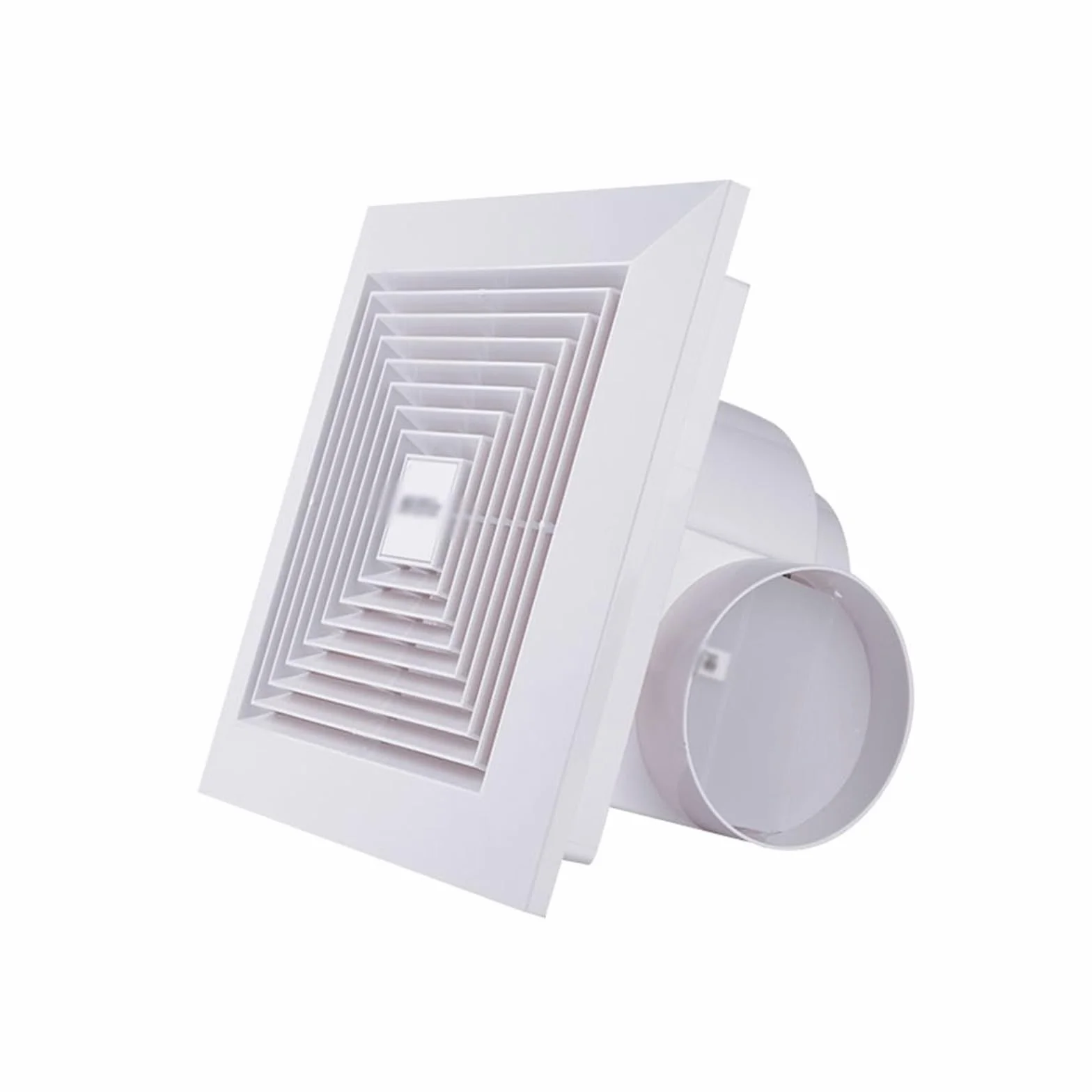 Estrattore Aria Potente aspiratore silenzioso Ventilatore da soffitto in cartongesso Ventilatore da soffitto di aspirazione for cucina, bagno, negozio Ventola Aspirazione ( Size : 27*27cm )