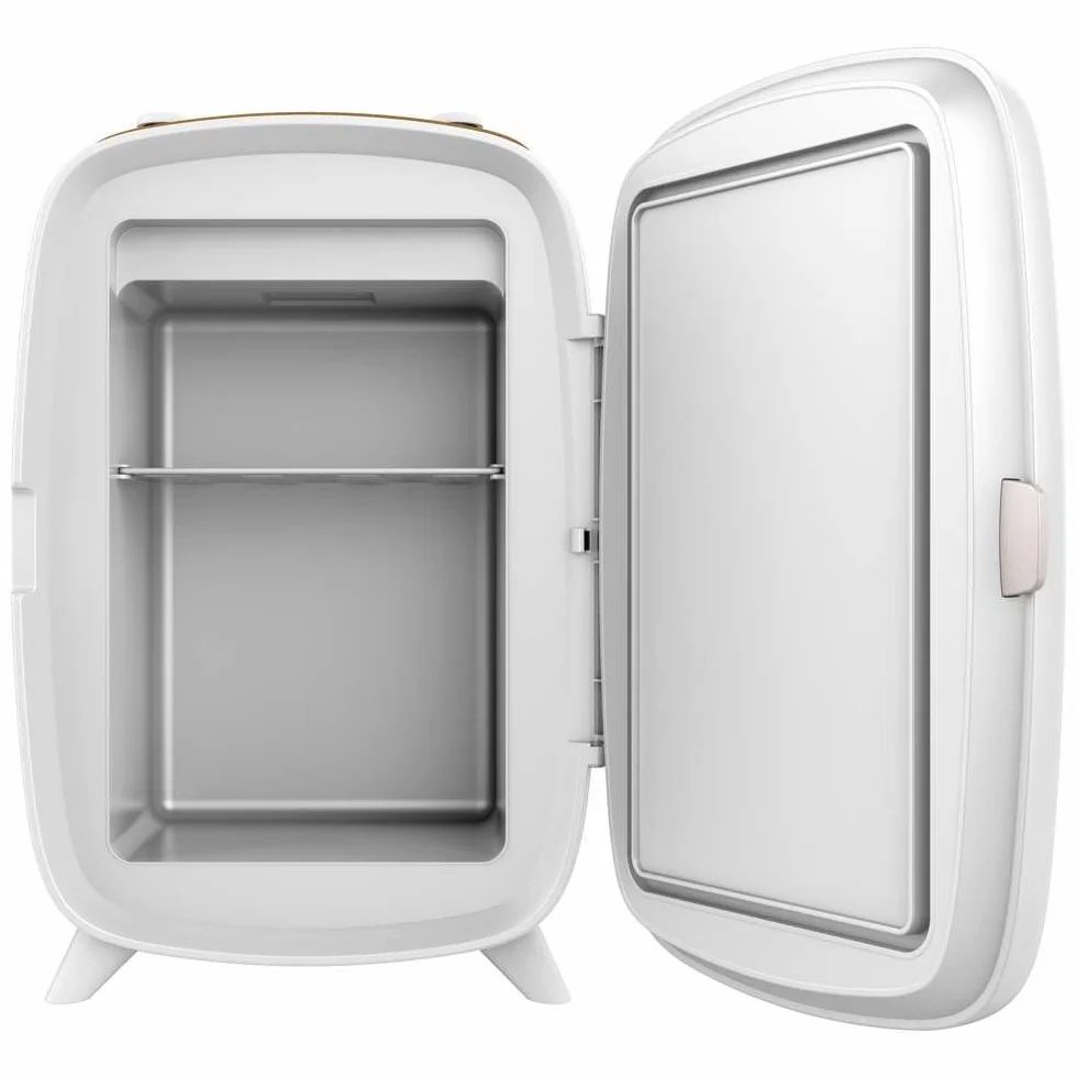 Cecotec Frigorifero Piccolo per Cosmetici 6L CoolingBeauty 6000 Mirror Rose. Mini Frigorifero con Porta con Specchio Esterno, Luce LED con 3 Intensità, Raffreddamento fino a 10ºC