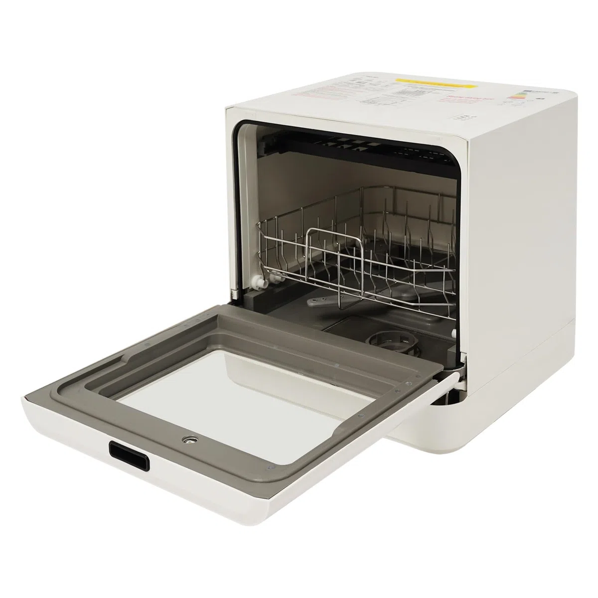 Lavastoviglie da tavolo Mini portatile da tavolo compatto 4 programmi di lavaggio Uv sterilizzazione e pulizia ad alta temperatura a 360° doppio spruzzo indicatore LED per appartamenti camper roulotte