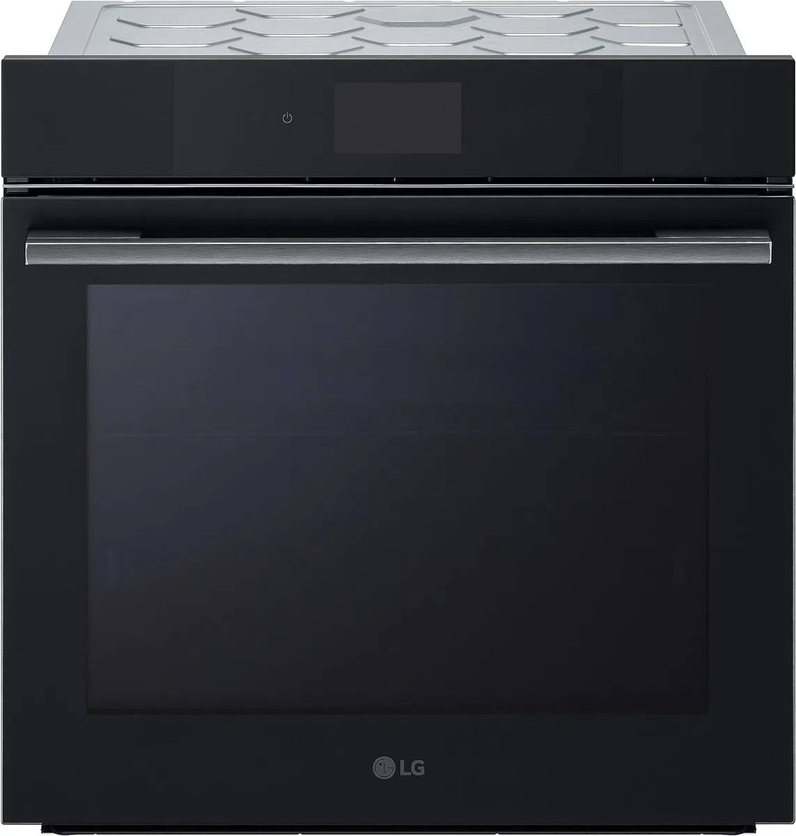 LG InstaView WSED7667M Forno da Incasso 100% Vapore, classe A++, 76L, 250°C, Display Touch 4,3", Air Fry, Sous Vide, Pizza, EasyClean, Wi-Fi, Cerniere Ammortizzate, Sonda Temperatura, Nero
