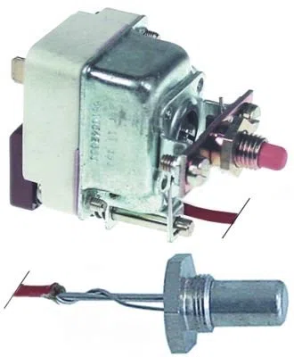 Ego Termostato di sicurezza 55.19542.030 adatto per bertos, Giga, Mastro massima temperatura 230 °C 1 sonda di Palo Ø 11 mm x 28 mm 16 a