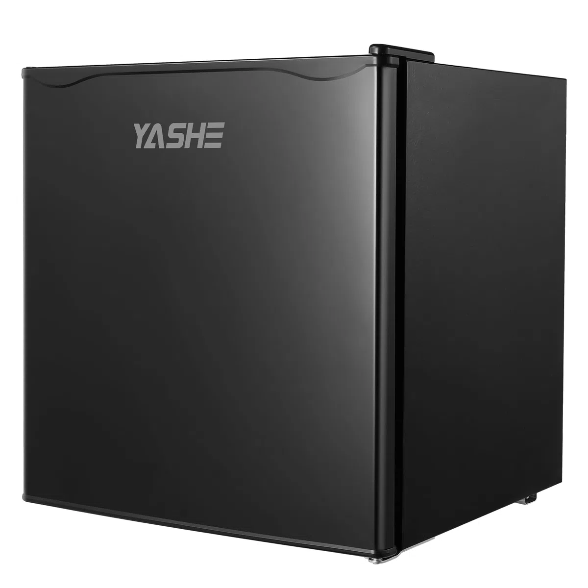 YASHE 52L Frigorifero Piccolo con Congelatore, Mini Frigo da Camera, Termostato Regolabile a 5 Livelli, Porta Reversibile e Silenzioso, Frigorifero Compatto per Ufficio, Casa e Camper