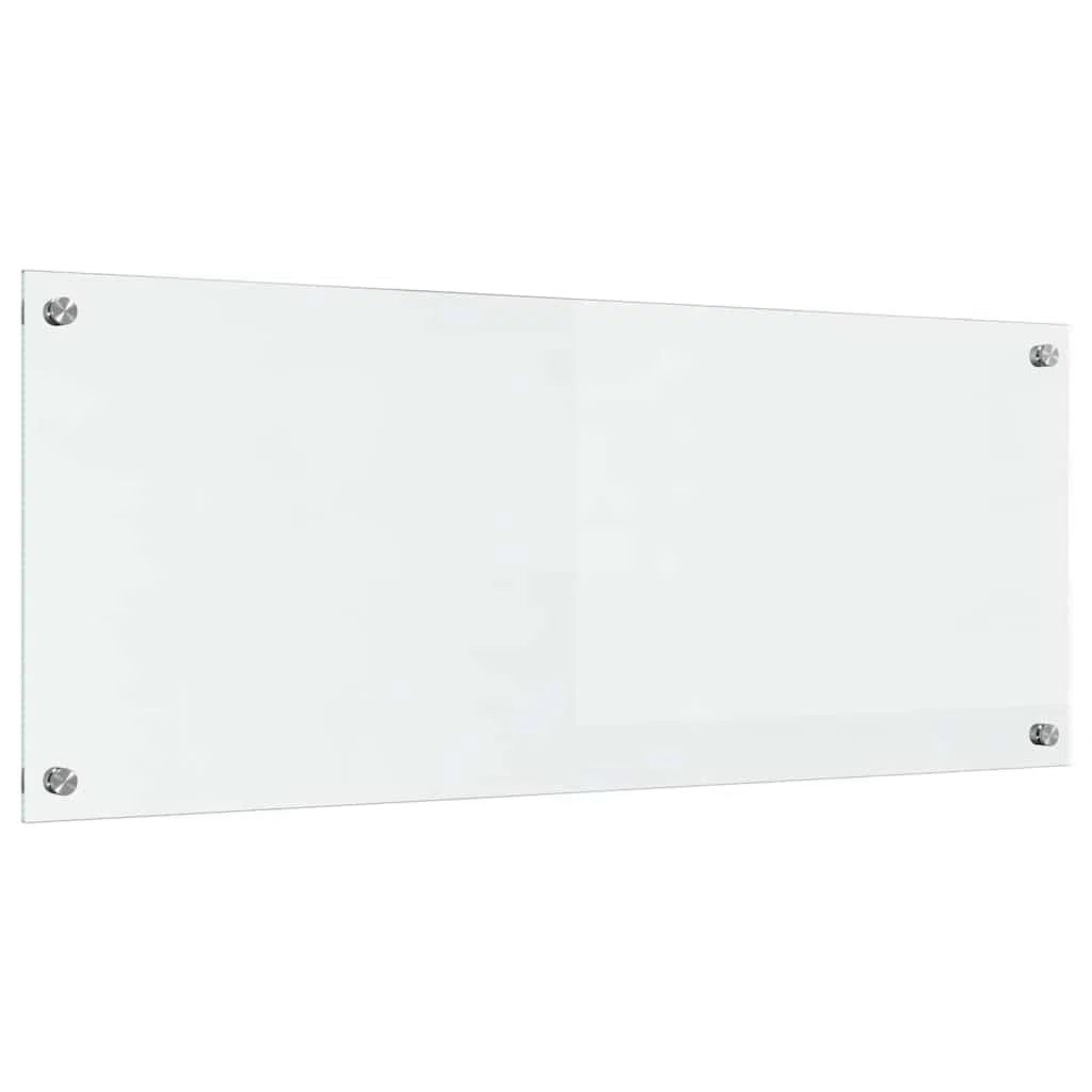 vidaXL Schienale da Cucina Trasparente 100 x 40 cm Vetro temperato, Design da Cucina alla Moda: Schienale in Vetro, Parete Resistente al Calore, estetica Moderna per la ristrutturazione