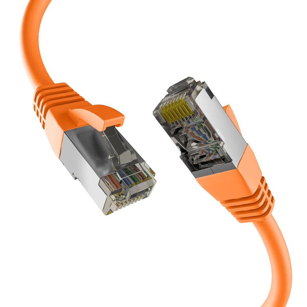 EFB-Elektronik - Cavo di rete CAT. 8 fino a 40 Gb - Cavo patch Ethernet LAN da 20 m con protezione antipiega - Trasmissione PoE di dati e alimentazione - Connettore RJ45, schermatura S/FTP PIMF -