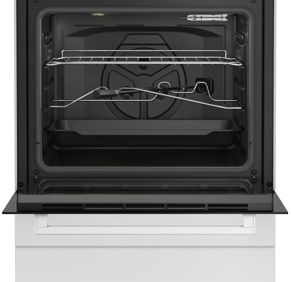 FBST62110ST Cucina a gas con forno elettrico 60x60 cm Bianco Classe energetica A
