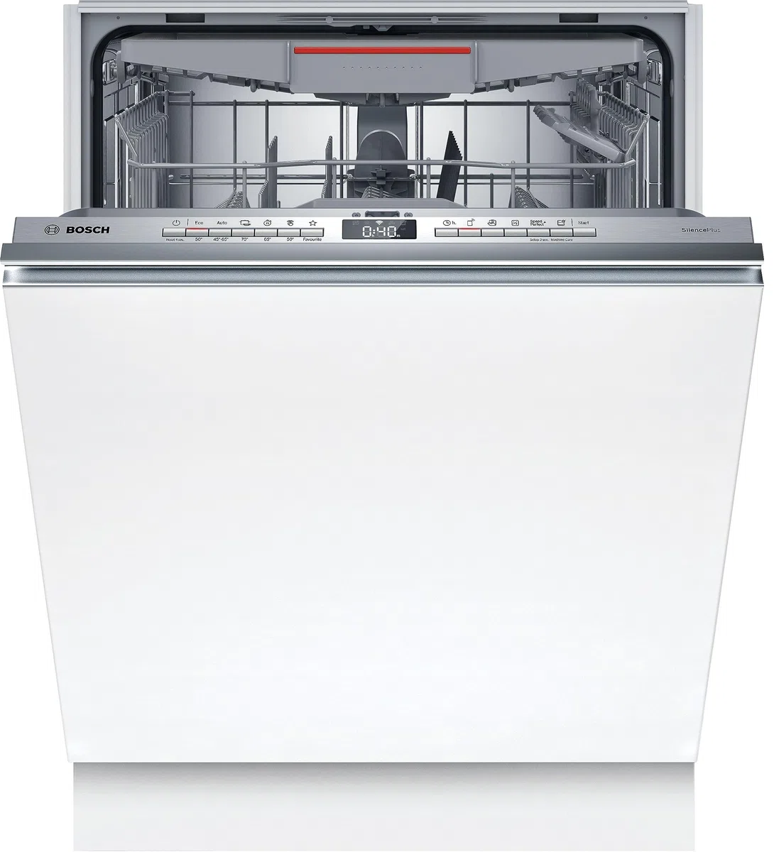 Bosch SMH4ECX21E Serie 4, Lavastoviglie da incasso a scomparsa totale, Cerniere Sliding, Home Connect, EfficientDry, Status Light, Assistente al lavaggio 60 cm,