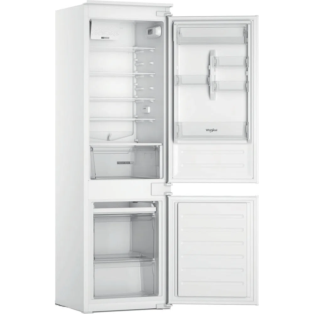 Whirlpool WHC18D011A2- Frigorifero da Incasso con Congelatore a 3 Cassetti, 5 Ripiani in Vetro, Regolazione Temperatura Automatica, Silenzioso - Elettrodomestici Cucina, Classe D, 54Lx177Hx54,5P