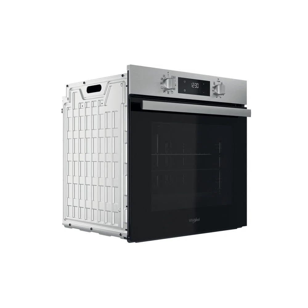 WHIRLPOOL OMR58HR0X - Forno da Incasso Elettrico Ventilato 71L, 8 Programmi, Grill Turbo per Pizza e Grandi Pasti, Funzione Autopulente SmartClean, Classe A+, Elettrodomestici Cucina 59,5Lx59,5Hx55,1P