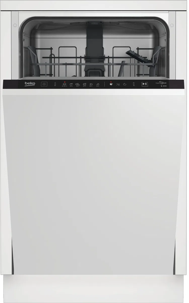 BDIS16030 - Lavastoviglie da Incasso 45 cm, Slim, 10 Coperti, a Scomparsa Totale, Classe energetica D