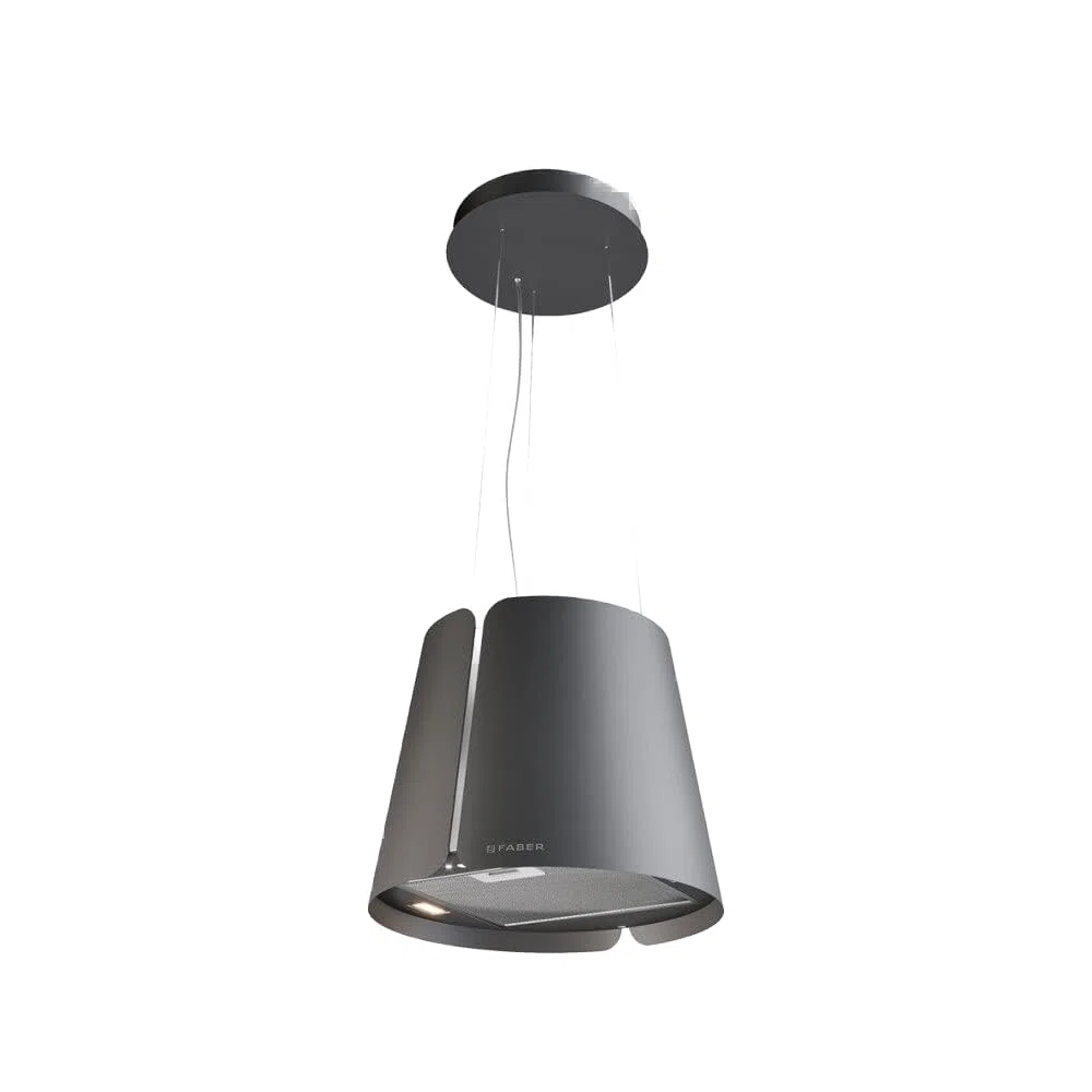 FABER Cappa aspirante a isola BEAT DG MATT - 345.0612.339, grigio opaco