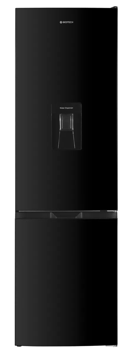 GEDTECH Frigorifero combinato - congelatore basso - GCB262BL Nero - capacità 262L - Classe E