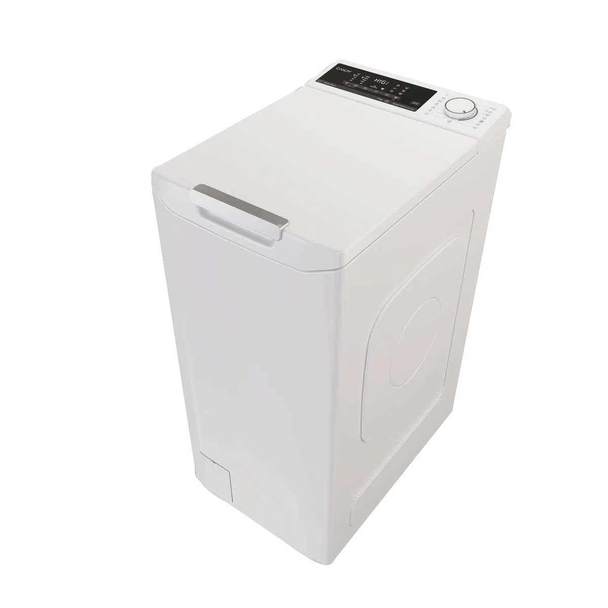 Candy ProWash 500 Lavatrice Carica dall’Alto 7 Kg 1200 RPM Classe A Slim 40,5 cm WiFi App hOn Motore Inverter AI Weight Sense 17 Programmi Rapidi AxLxP 86x40,5x60 cm TCA274TM5-S
