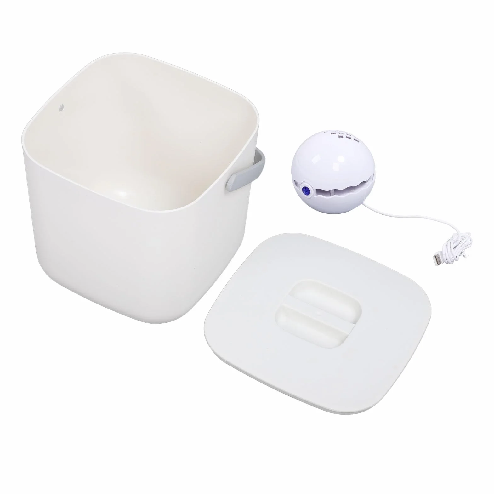Lavastoviglie Portatile con Mini Lavandino, Lavastoviglie Piccola Lavastoviglie Efficiente per Domestica con modalità Interattiva (Secchio bianco)