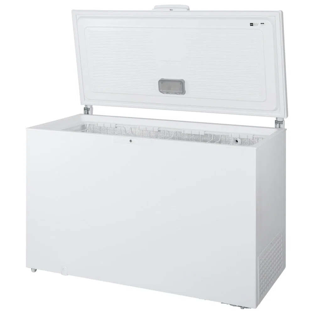 Whirlpool WHE39352 FO, Congelatore A Pozzetto, 390 L, 91,6x140,5x69,8 cm, Tecnologia FastFreezing, Bianco