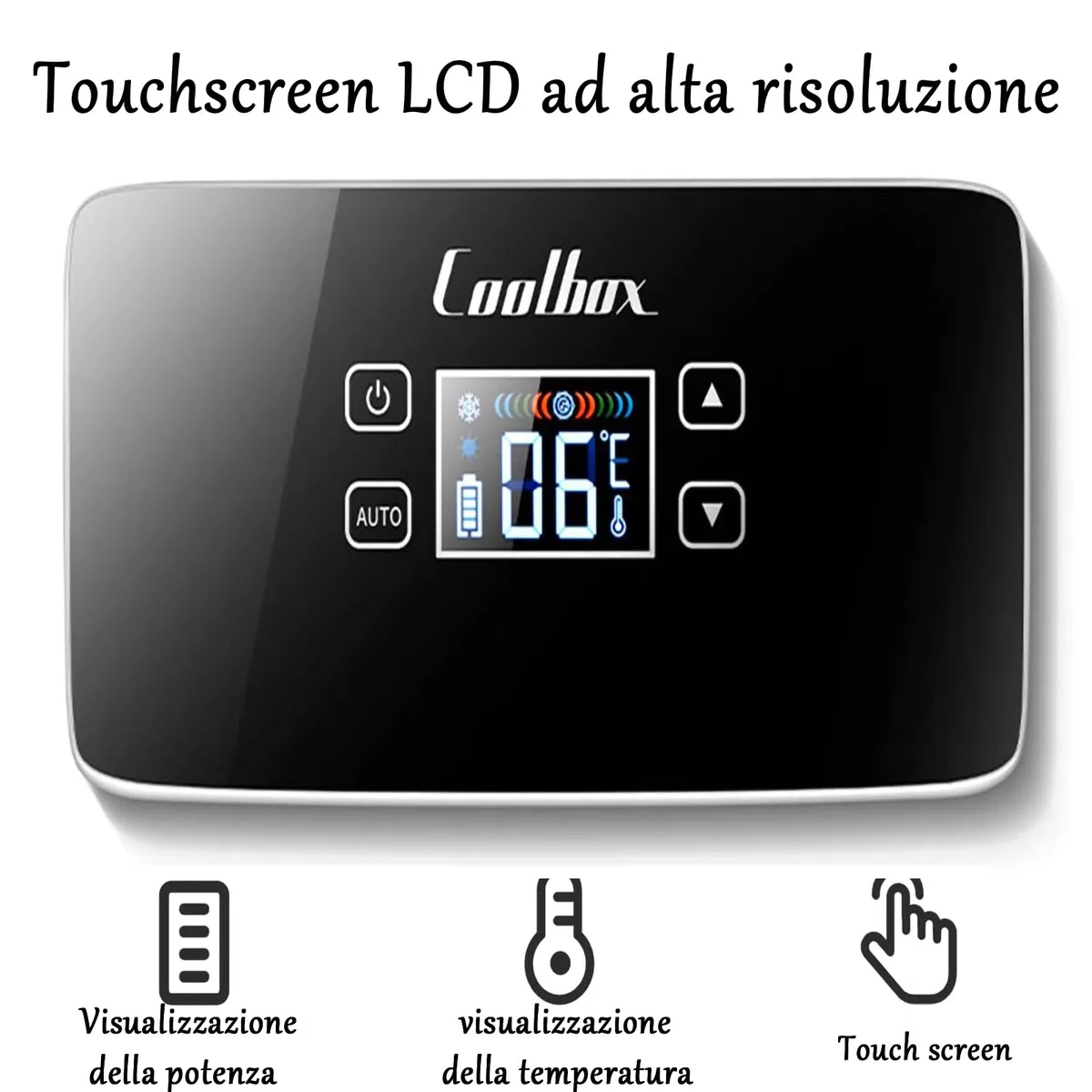 Frigorifero per medicinali, scatola frigo per insulina portatile con 3 batterie, mini termostato ampio spazio di refrigerazione per auto, viaggi, borsa termica per uso medico domestico