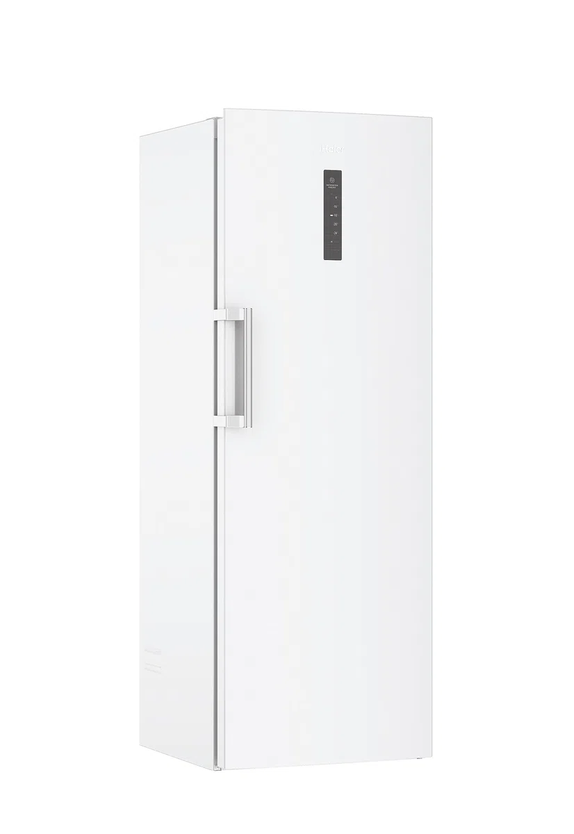 Haier Instaswitch Congelatore Verticale a Cassetti, 285 Litri, Monoporta, Connessione Wi-Fi e BLE, No Frost, con Luce LED, Classe E, Libera Installazione, 59,5 x 67,5 x 171 cm, Bianco - H3F285WEH1
