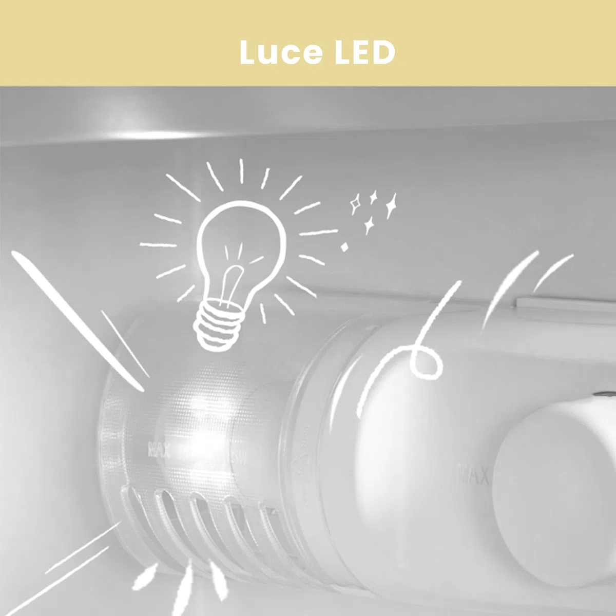 COMFEE' RCD115WH2 Frigorifero Piccolo con Freezer 80 Liter, Frigo Monoporta, Bassa Rumorosità 39db, Porta Reversibile, Compressore Inverter, Luce LED, Adatto per Casa, Ufficio, Camera, Bianco