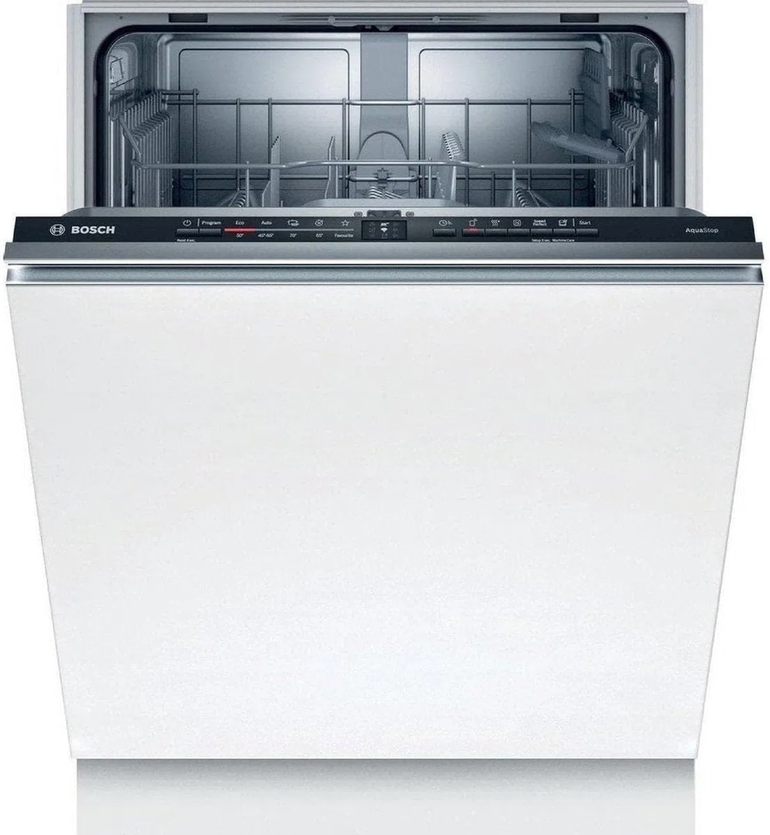 Bosch SMV2ITX16E Serie 2, Lavastoviglie da incasso a scomparsa totale, Home Connect, Diagnostica da remoto, Assistente al lavaggio, Programma Preferito, InfoLight, 50db, 60 cm