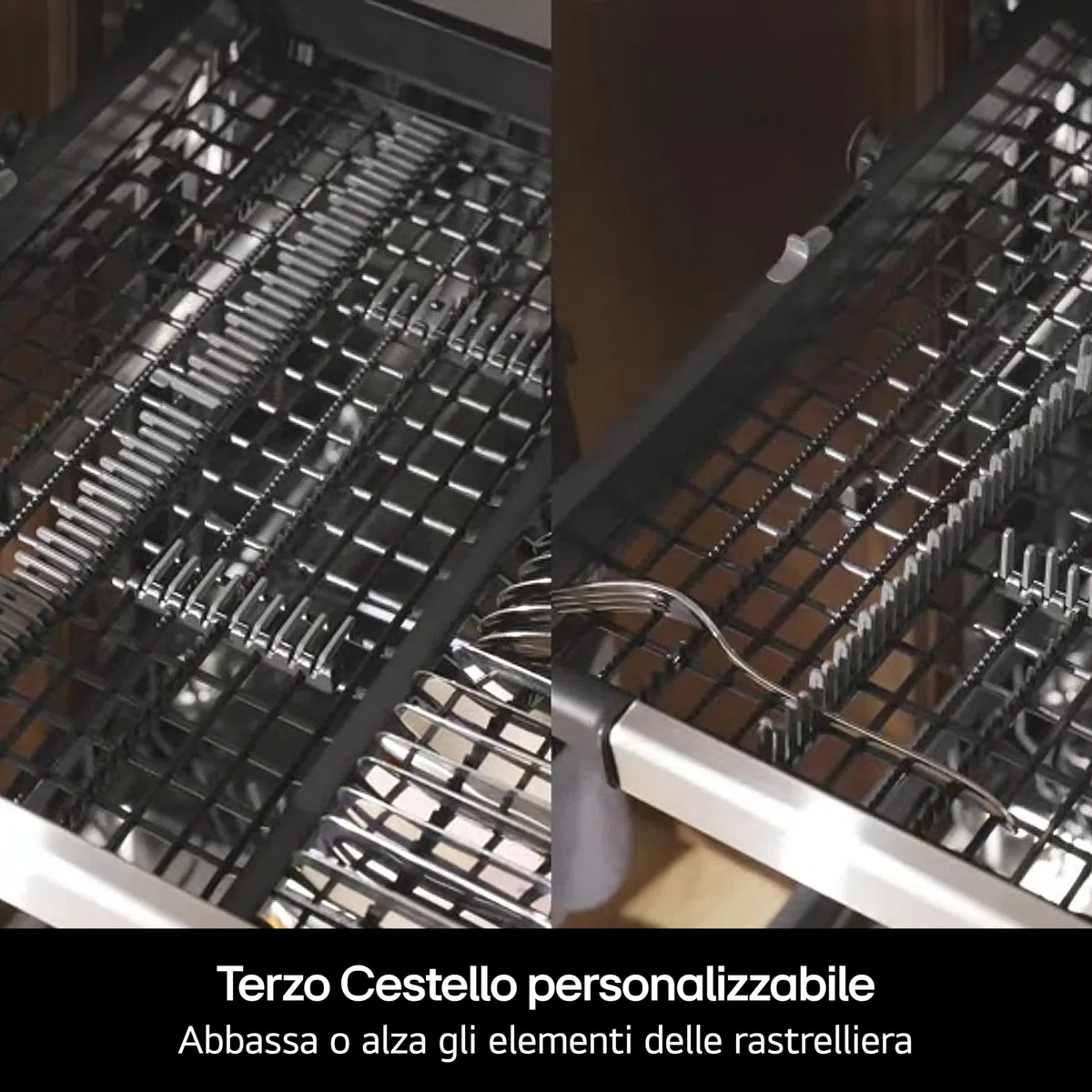 LG DF375HWS Lavastoviglie Libera Installazione Classe A, 14 Coperti, Lavaggio a Vapore TrueSteam, LED Esterno, Sistema QuadWash con 4 Bracci Irroratori, Serie 5, Auto-Apertura, 43dB, Wi-Fi, Bianco