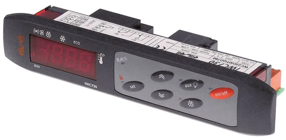 ELIWELL IWC730 OPEN-SHORT Regolatore elettronico NTC -50 a +110°C AC 3 cifre 150x30 mm