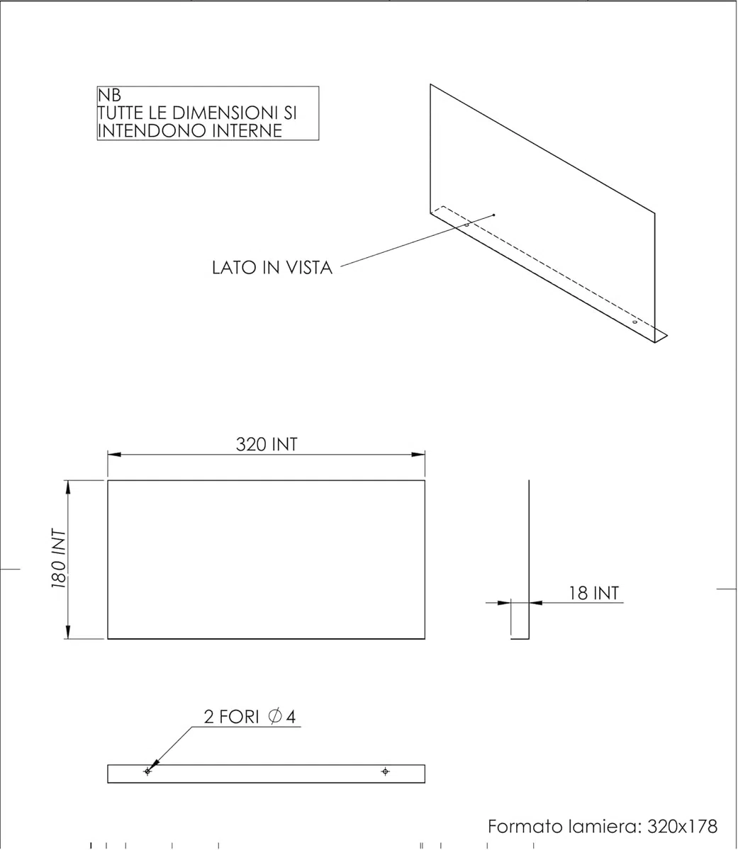 Set di 2 Alette di Protezione per Cappa – Acciaio Inox Professionale | Universali, Resistenti al Calore, Facili da Pulire (Cromo satinato, 32 x 18 cm)
