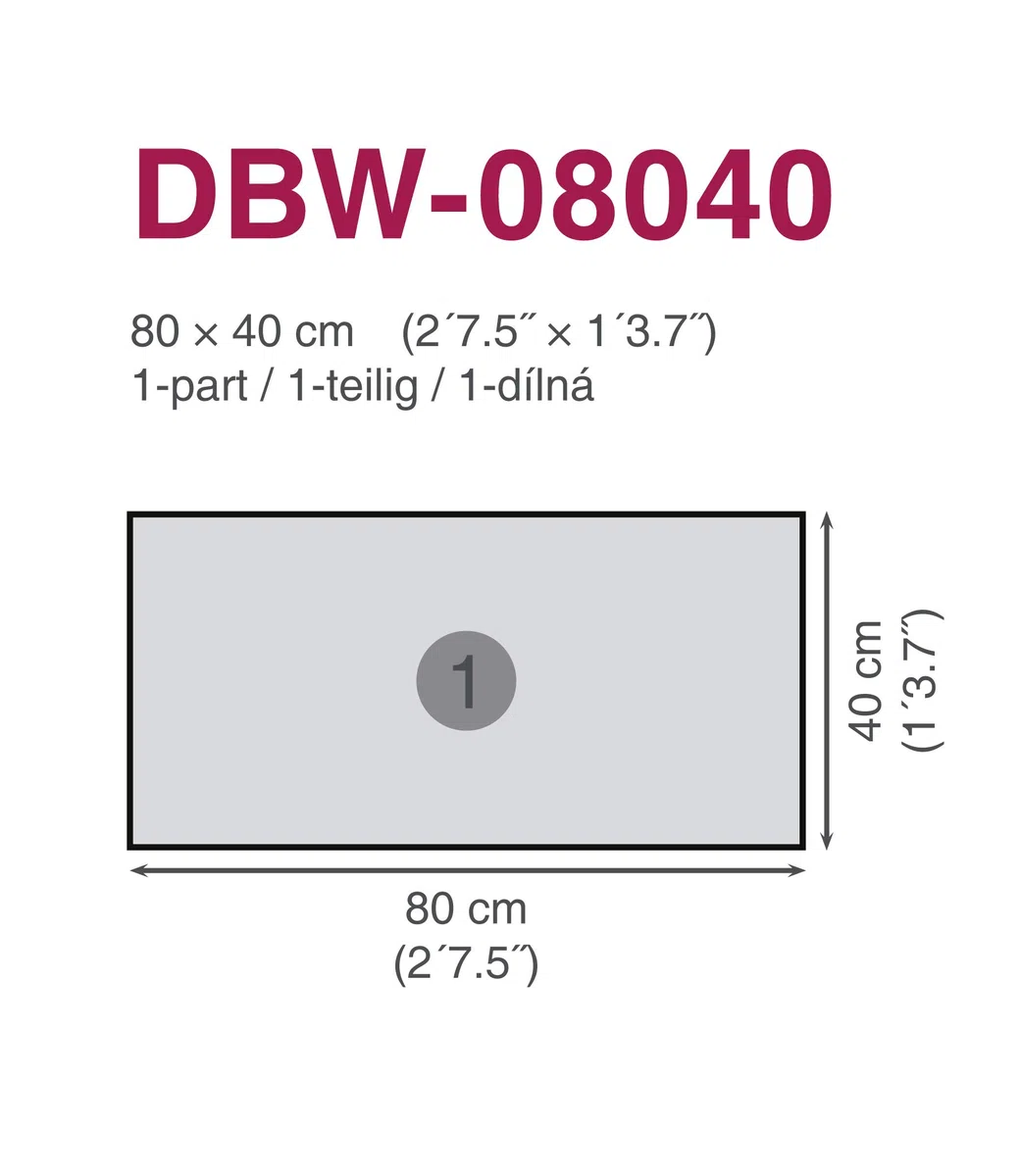Pannello da cucina composto da cemento II 80 x 40 cm | paraspruzzi cucina per lavello | Qualità premium in alluminio Dibond, spessore 3 mm – Made in EU | colla inclusa