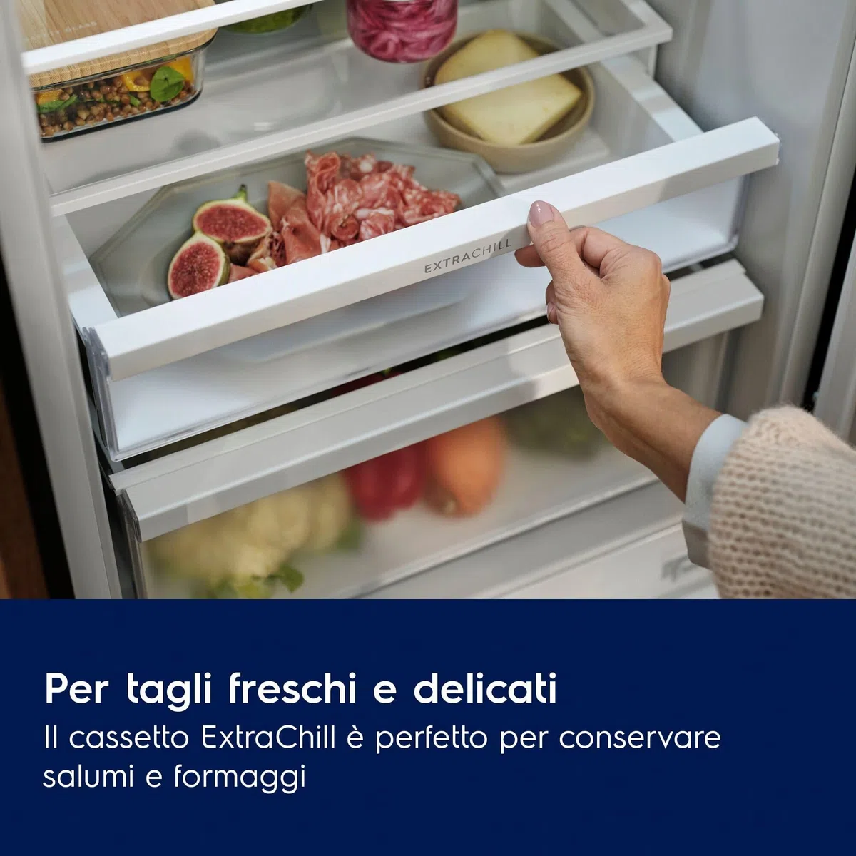 Electrolux ENA7CD18S0 Frigorifero Combinato da Incasso 177 cm, No Frost, MultiFlow, Classe Energetica D, Bianco