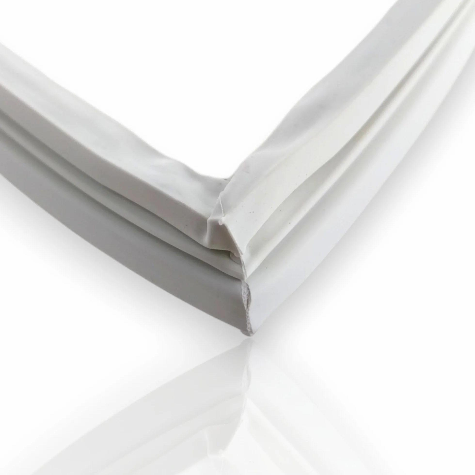 DL-pro - Set di guarnizioni magnetiche universali per porta, 1300 x 700 mm, in gomma, per avvitamento nel frigorifero, combinazione frigorifero-congelatore (senza adesivo)