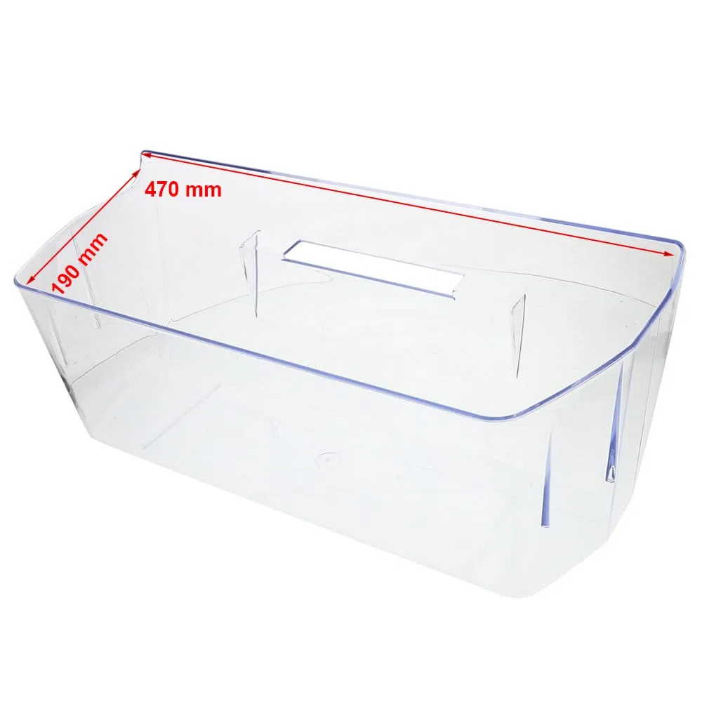 Cassetto Verdura 470x190x170 mm Compatibile Per Frigorifero Whirlpool Ariston Aeg Ed Ulteriori