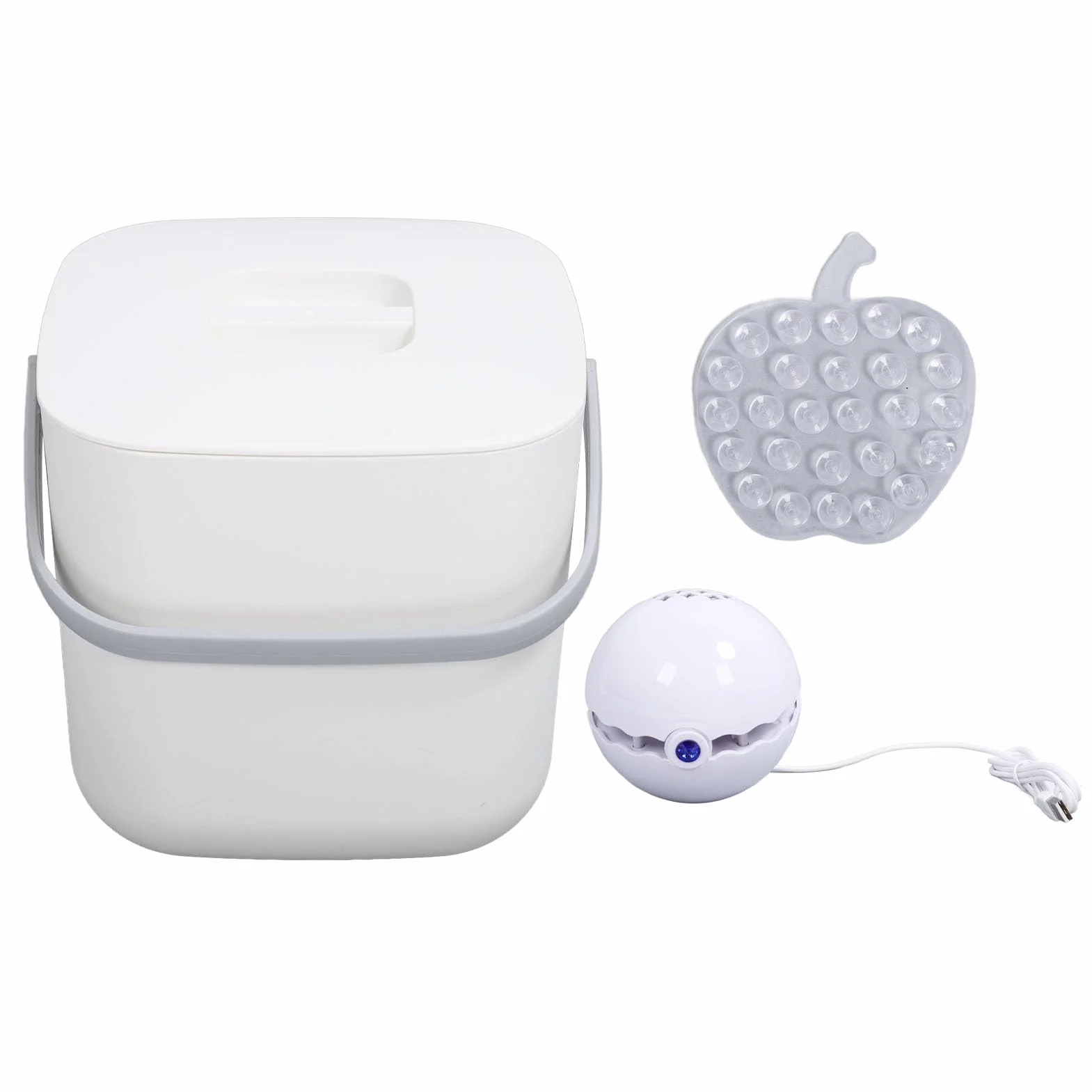 Lavastoviglie Portatile con Mini Lavandino, Lavastoviglie Piccola Lavastoviglie Efficiente per Domestica con modalità Interattiva (Secchio bianco)