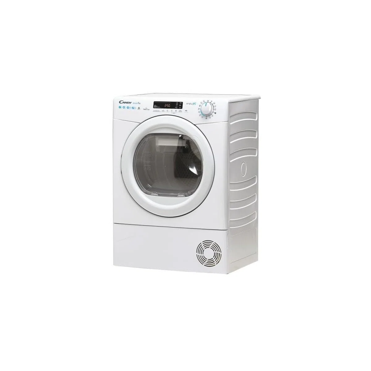 Candy Smart CSO4 H7A1DE-S Asciugatrice Slim a Pompa di Calore, 7 Kg, Wi-Fi + Bluetooth, Programma Stiro Facile, Libera Installazione, 60x46.5x85 cm, Bianco, Classe A +