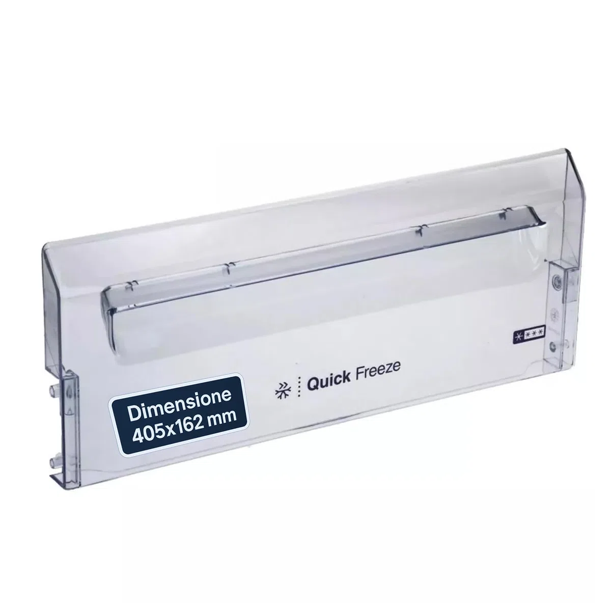 eRicambi® Sportello Frontale Cassetto Congelatore - Compatibile con Electrolux ZBB2294R, ZBB2294L, ZBF3124A, FI22/10EA - Dimensioni 405x162 mm - Ricambio Originale