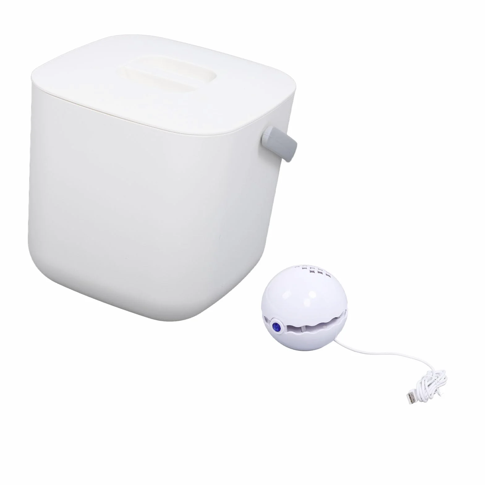 Lavastoviglie Portatile con Mini Lavandino, Lavastoviglie Piccola Lavastoviglie Efficiente per Domestica con modalità Interattiva (Secchio bianco)