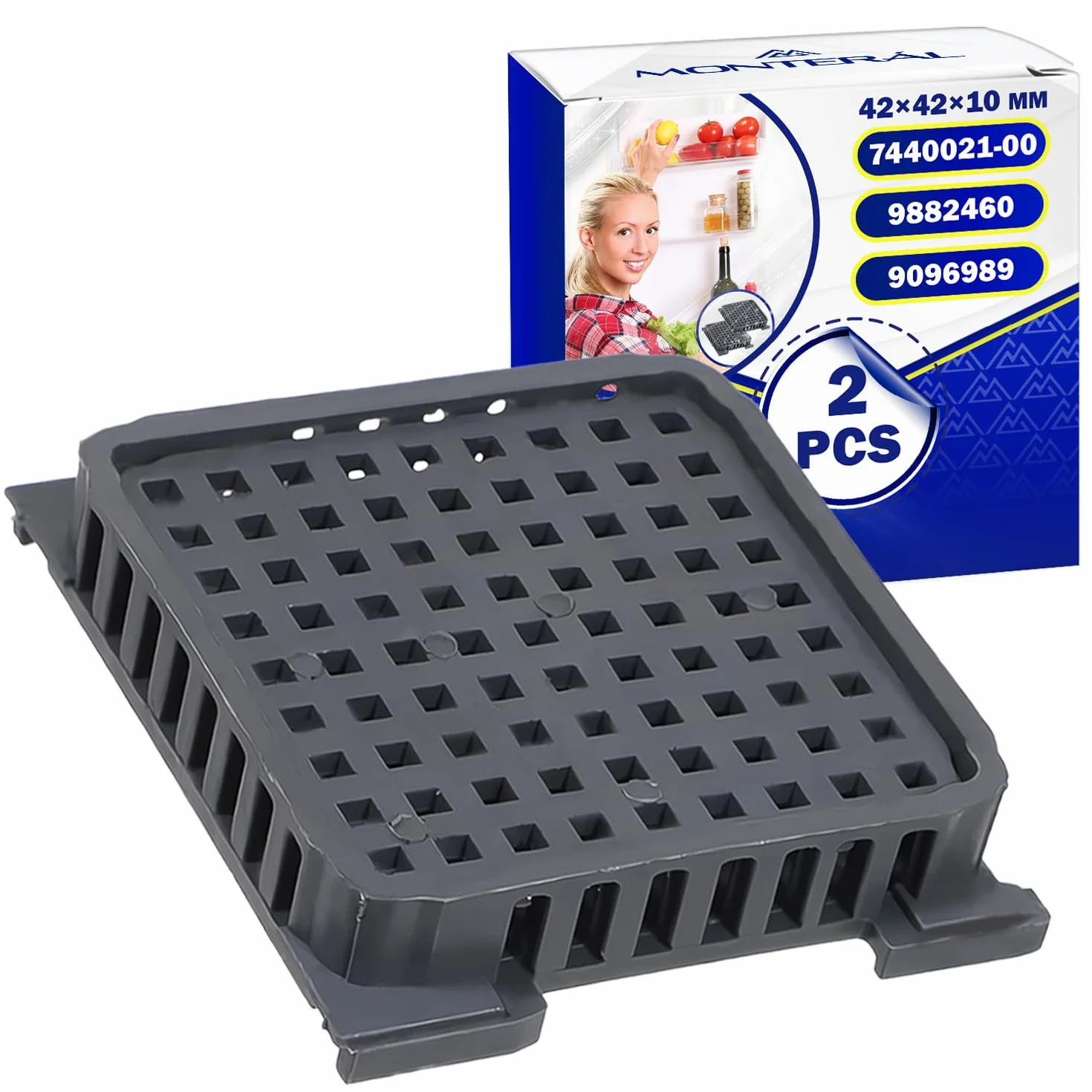 2 Pezzi Filtri Carbone Attivo Frigorifero Combinato con Codice Originale 7440021 7440021-00 9882460 988246000 9096989 9882429 per Liebherr FreshAir - MONTERAL