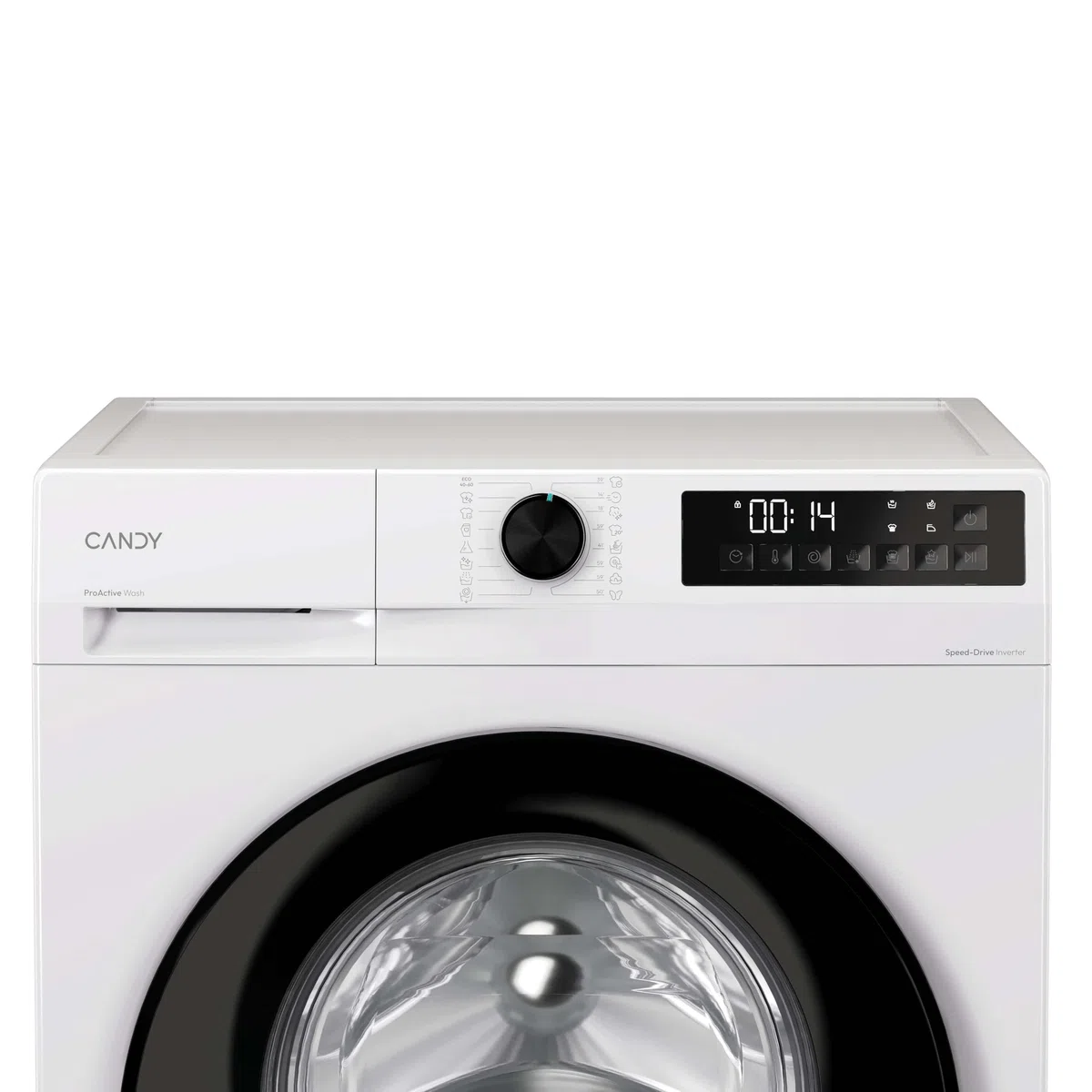 Candy ProWash 300 Lavatrice Slim a Carica Frontale, 7 kg, 1200 Giri, Motore Inverter, Classe A -15%, Smart LED Touch, Cicli Rapidi, 60 x 42,4 x 85 cm (LxPxA), Bianca - GD 27SB7-S
