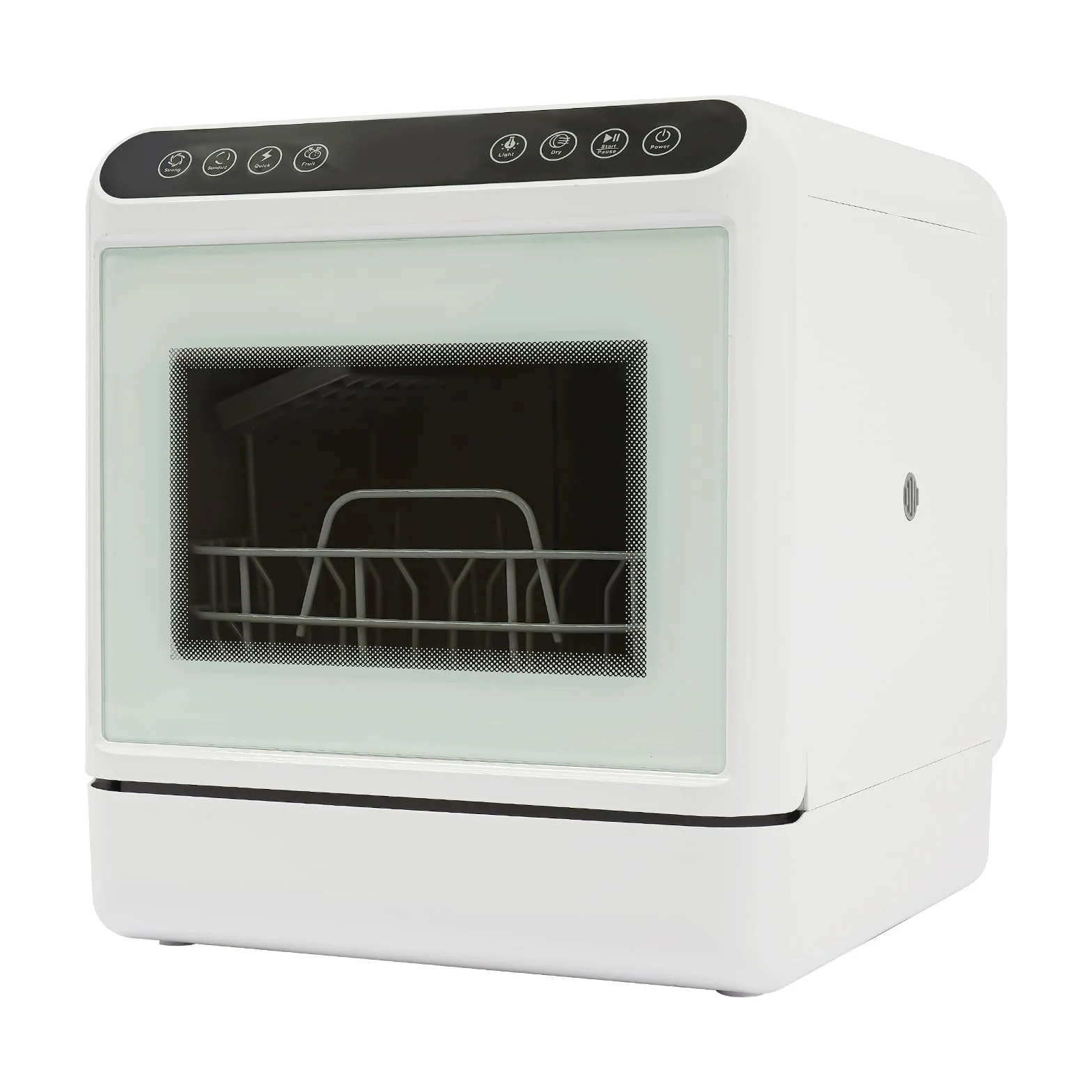 Mini lavastoviglie piccola 6 litri serbatoio acqua quattro modalità di lavaggio mini lavastoviglie portatile compatta circolazione dell'aria calda asciugatura