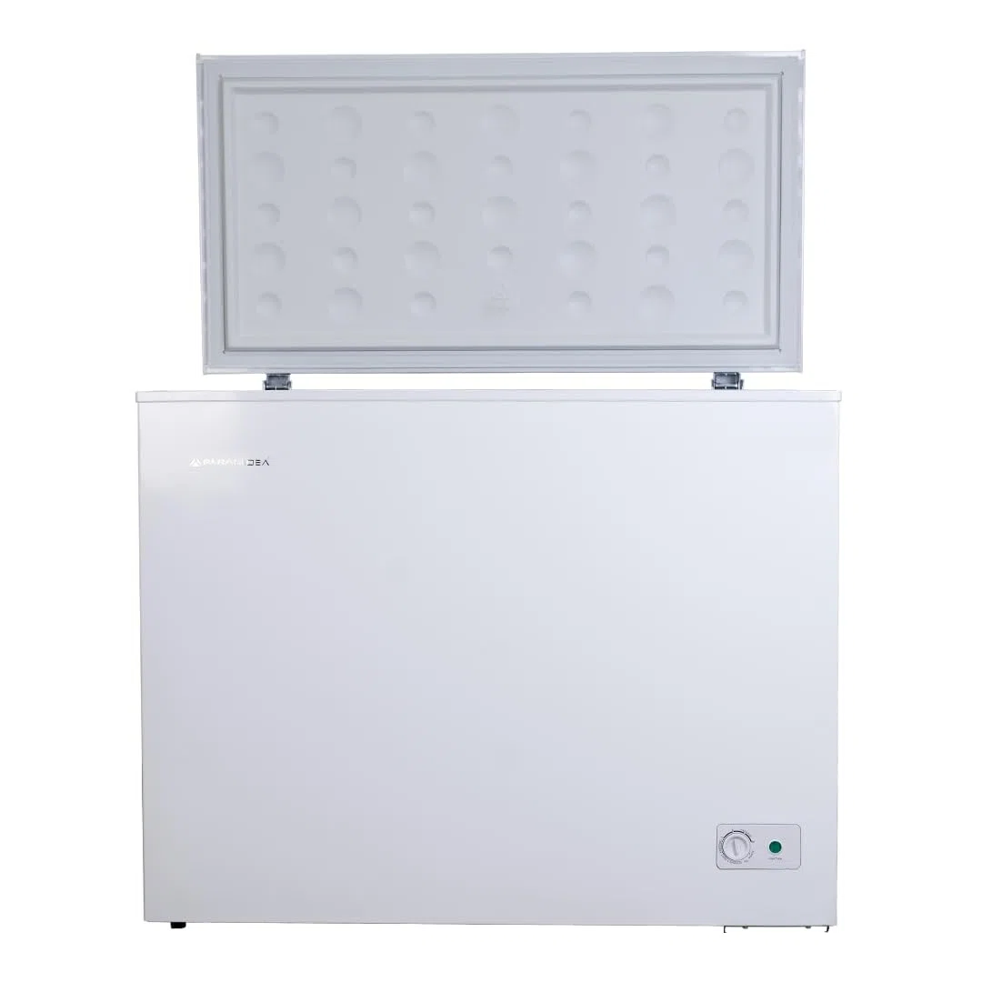 PYRAMIDEA Congelatore a Pozzetto CNG304 Convertibile Bianco 250 Litri | Classe Energetica E, Cestello Interno, Convertibile a Frigorifero