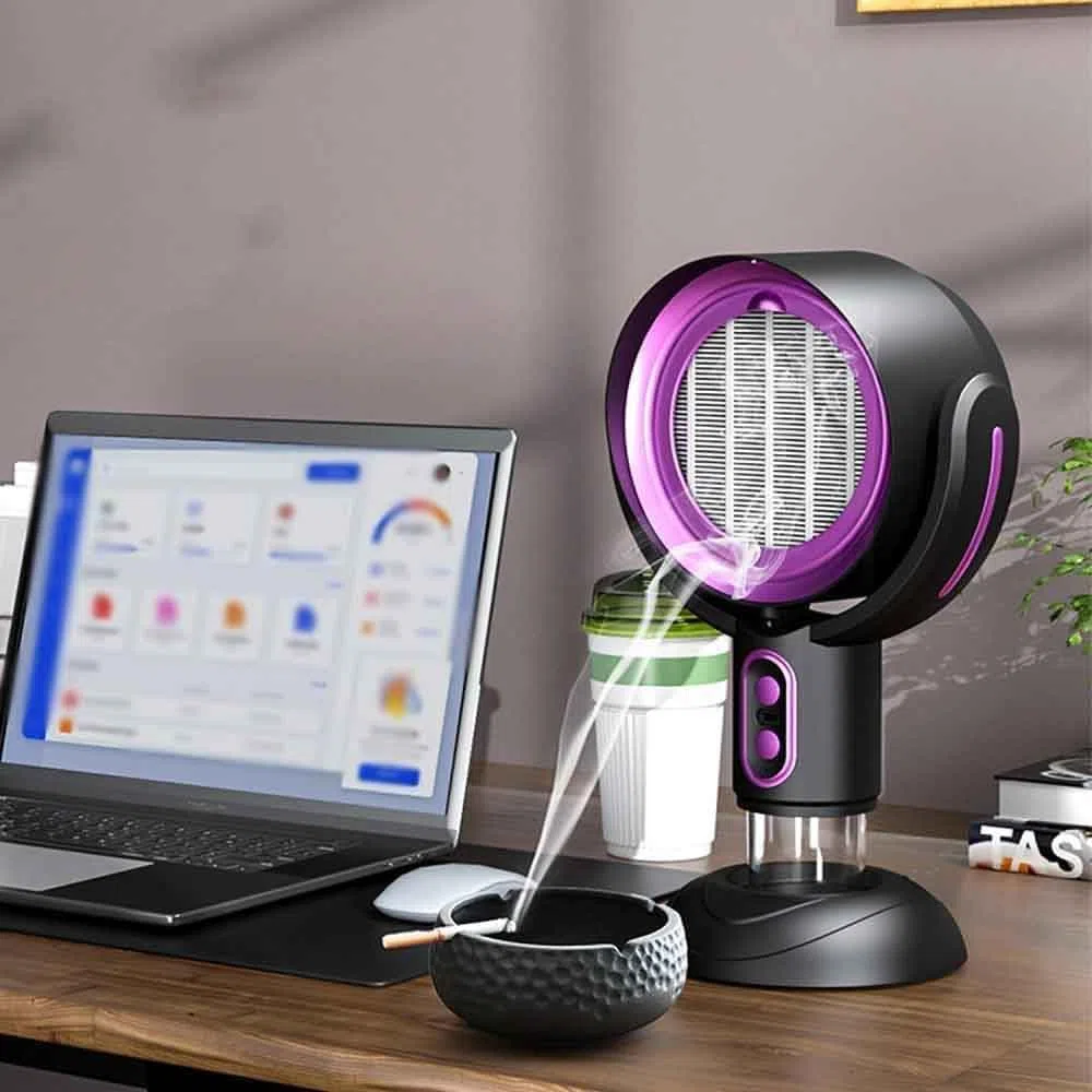 Cappa Aspirante Portatile per Cucina – Ventilatore per Fumo e Odori con Filtro al Carbone, Mini Aspiratore USB Ricaricabile, Perfetto per Fumatori e Cucina,Yellow