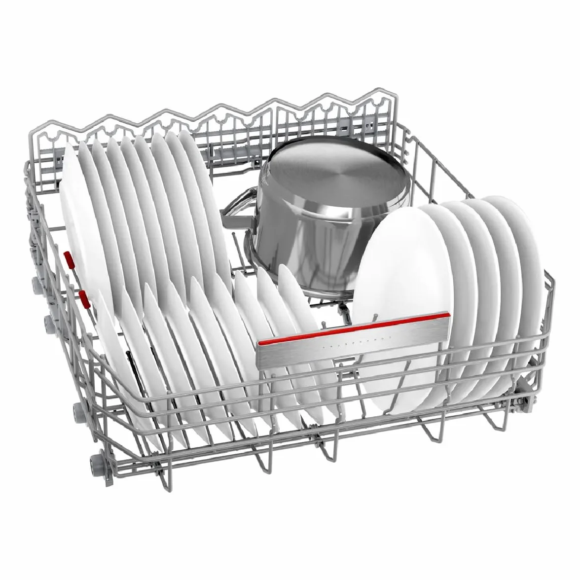 Bosch SMD8TCX04E, serie 8, Smart lavastoviglie completamente integrata 60 cm, cassetto portaposate, lavastoviglie Made in Germany, essiccazione zeolite, pulizia forte, molto silenziosa, Rackmatic