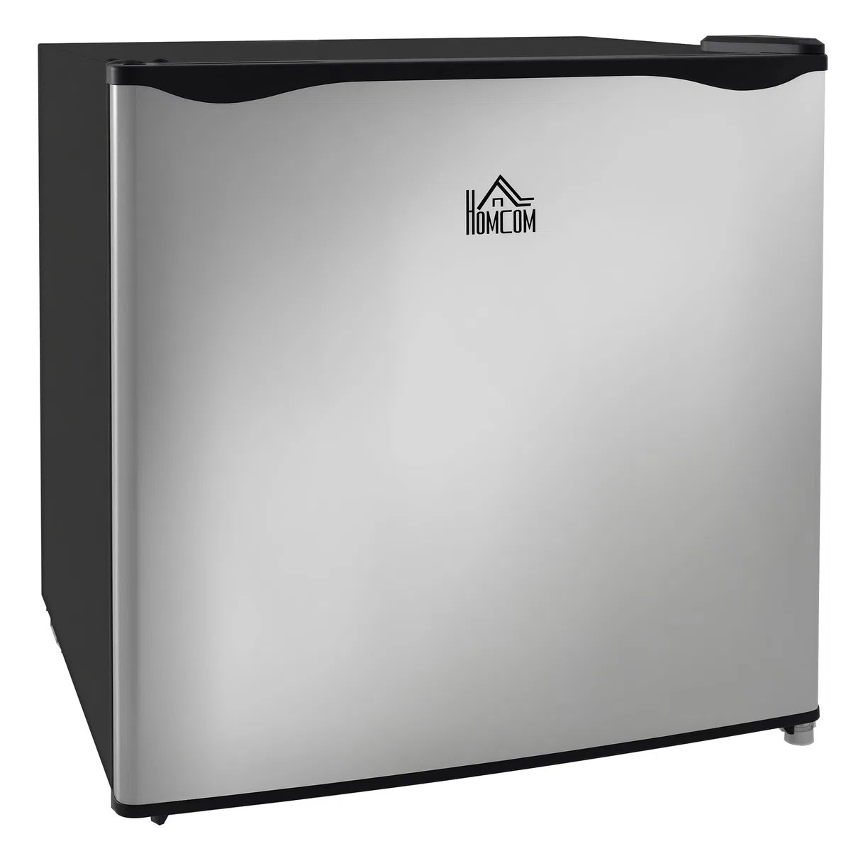 HOMCOM Mini Congelatore 35L, Congelatore Piccolo Silenzioso, Porta Reversibile, Libera Installazione, Temperatura Regolabile -14 ℃- -24℃, Ripiano Rimovibile, Freezer per Ufficio Hotel, 47x44.2x48.8 cm