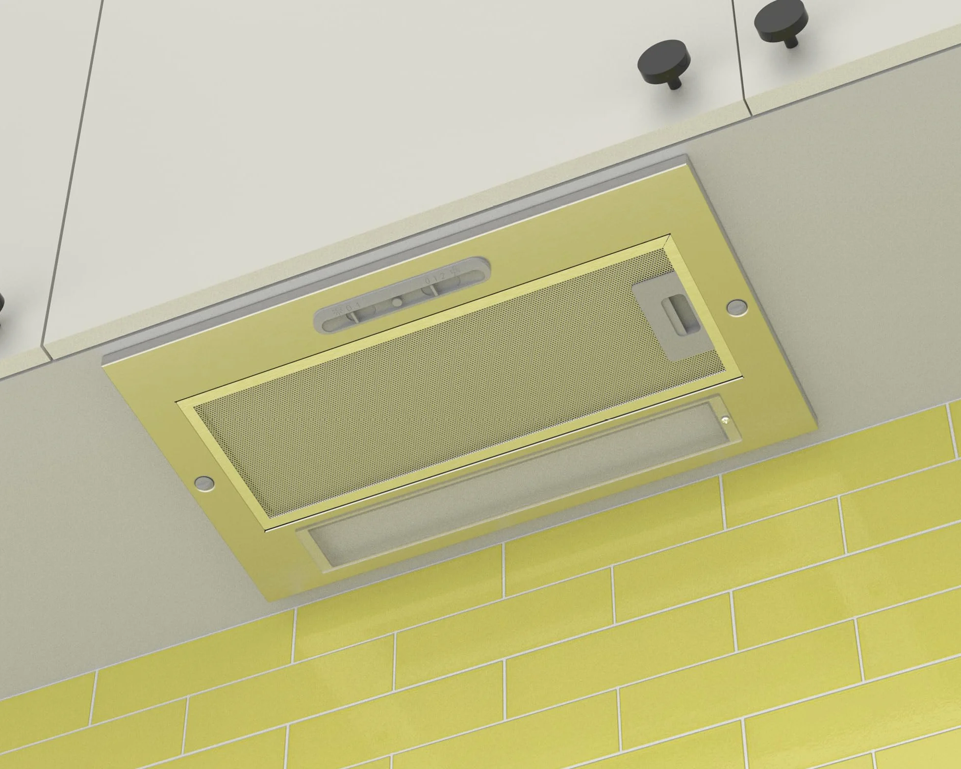 CATA G 45 X Cappa Aspirante Cucina Pannello di Controllo a Scorrimento 2 Livelli di Aspirazione Illuminazione LED E 14 Motore Extra Silenzioso Acciaio Inox Classe Energetica E 56cm