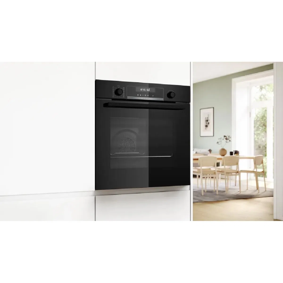 Bosch - Forno Multifunzione Pirolitico, Serie 6, 60 cm. Larghezza Home Connect, AirFry, Nero, HBG578EB7
