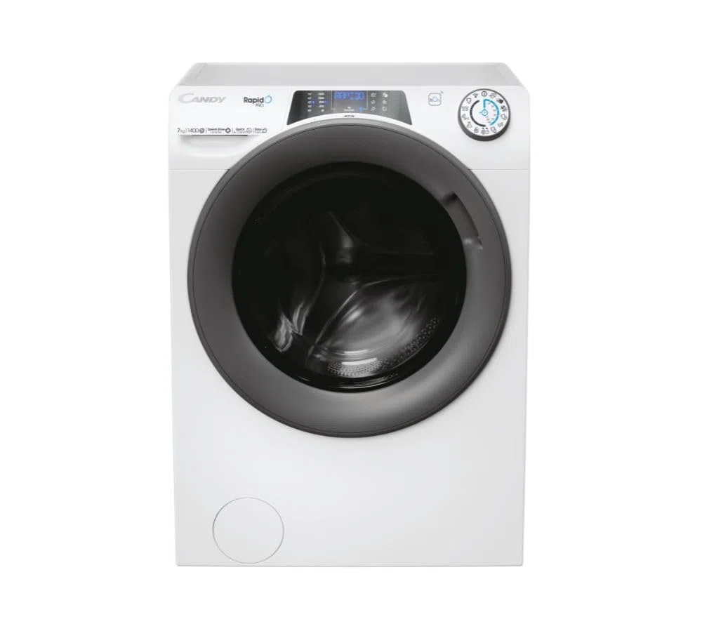Lavatrice Slim (45 cm) 7 Kg Classe A 1400 giri Inverter Vapore - RP4 476BWMR/1-S RapidÓ PRO