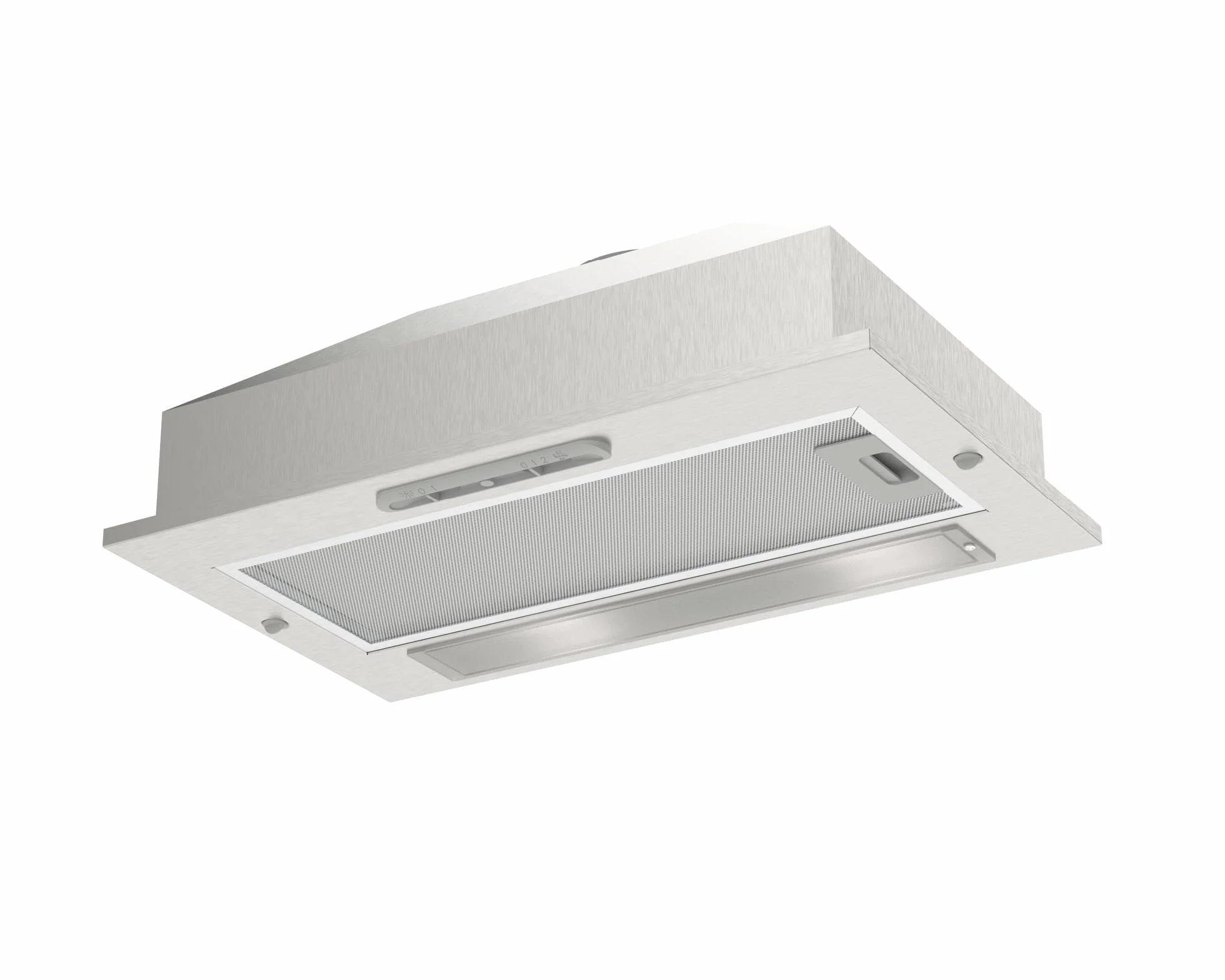 CATA G 45 X Cappa Aspirante Cucina Pannello di Controllo a Scorrimento 2 Livelli di Aspirazione Illuminazione LED E 14 Motore Extra Silenzioso Acciaio Inox Classe Energetica E 56cm