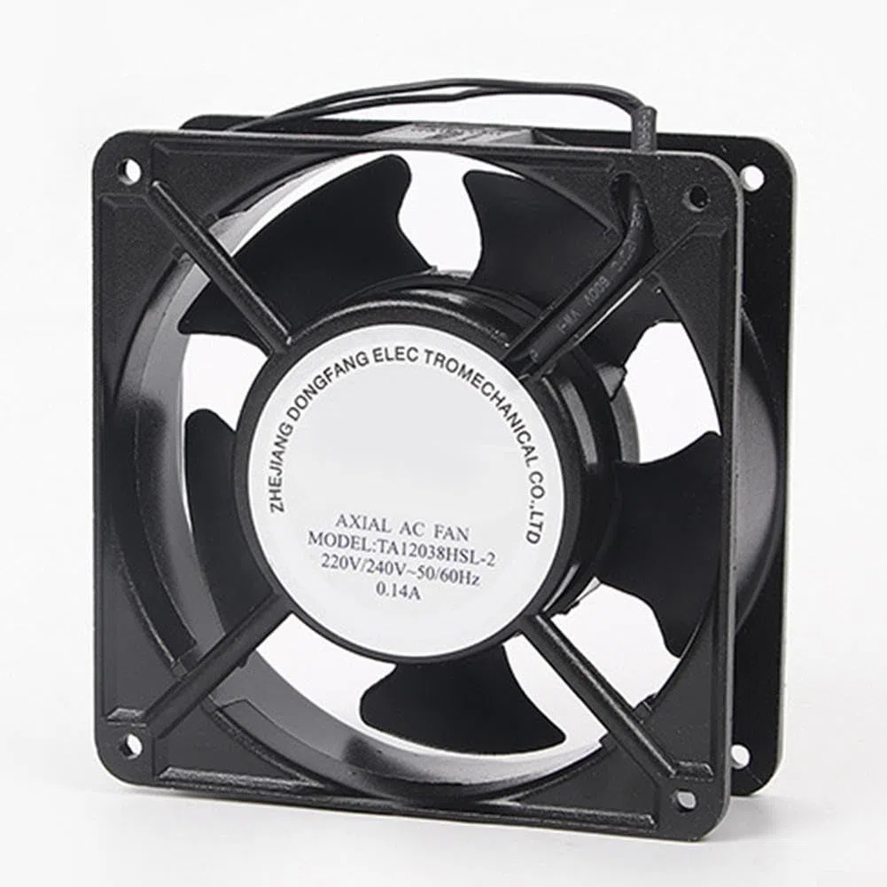 Ventilatore assiale per cassetta del camino inseribile, ad alta temperatura, lame metalliche, ventola di raffreddamento del forno della lama del metallo