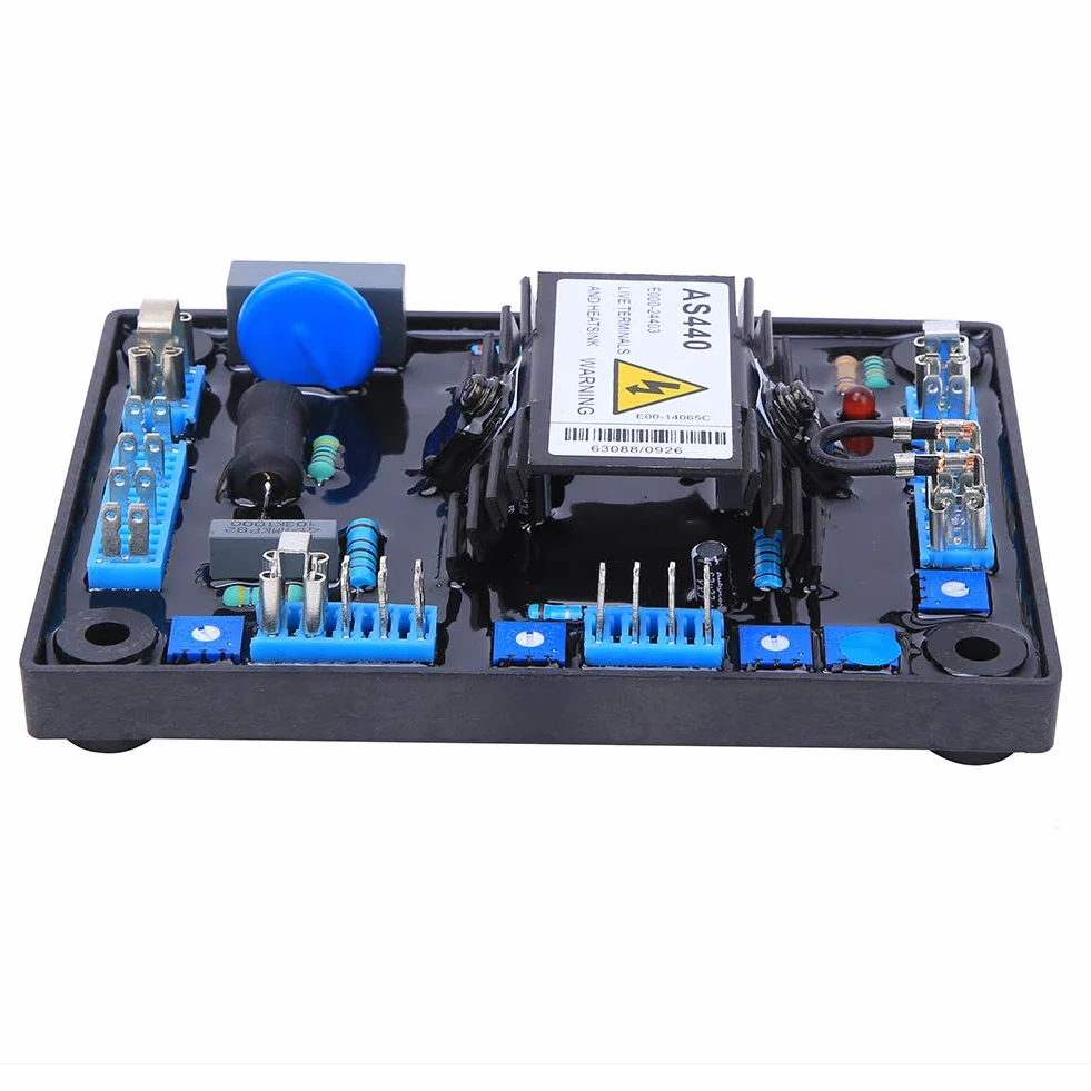 Generic Regolatore di Tensione Automatico AS440 Regolatore di Tensione del Generatore Ad Alta stabilità per Accessori per Generatori Monofase 190-264 V CA